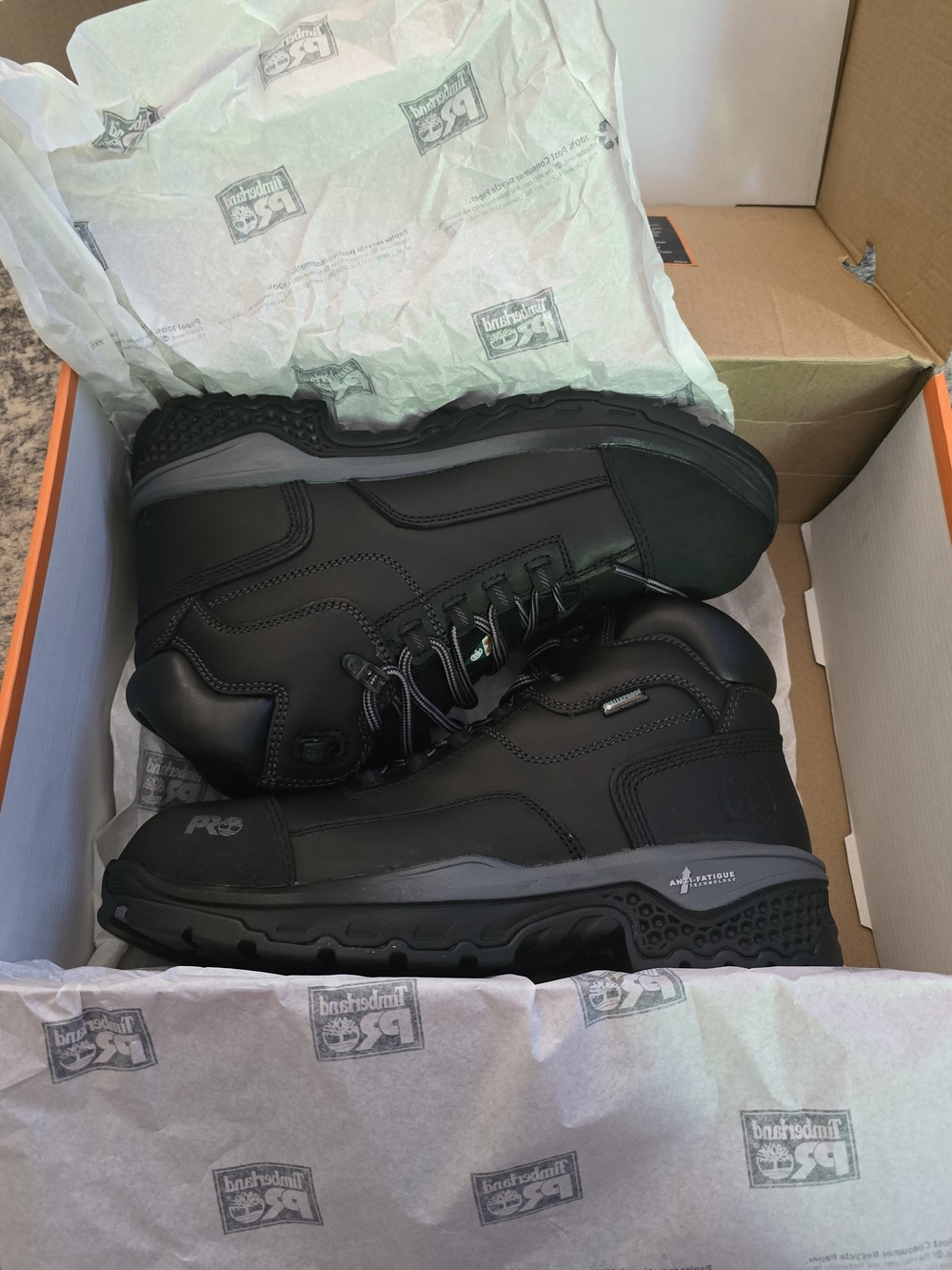 Never wornTimberland PRO Men's Black Work Boots - Waterproof Safety